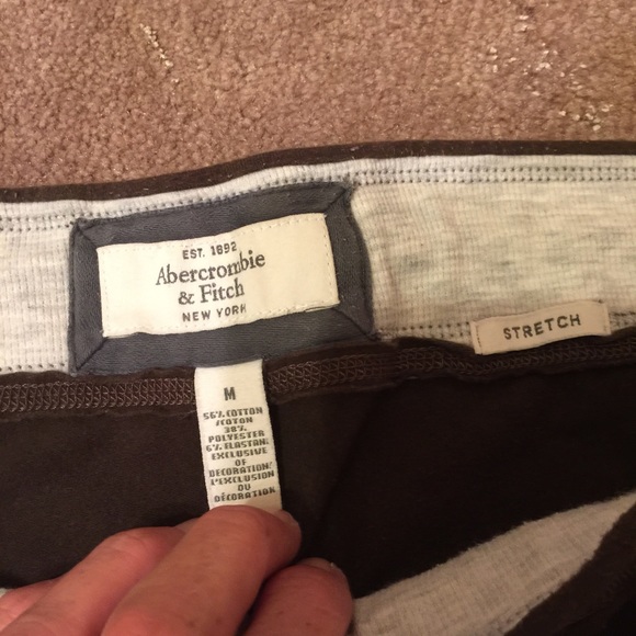 Brown Abercrombie and Fitch lounge pants - Picture 3 of 4
