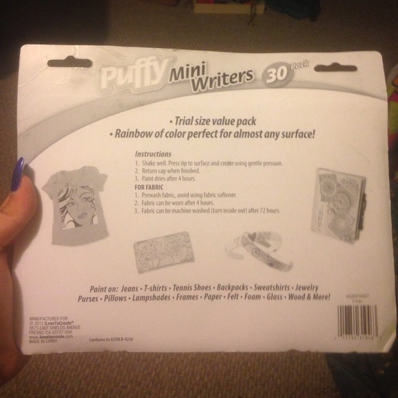 Puffy paint - Picture 2 of 2