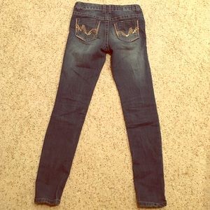 girls super skinny stretch jeans