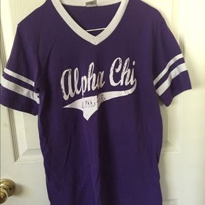Alpha Chi Baseball Tee