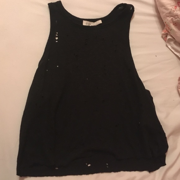 BRAND NEW FOREVER 21 SHIRT WITH HOLES