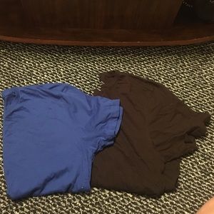 Two mens t shirts