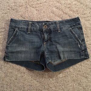 AEO denim shorts