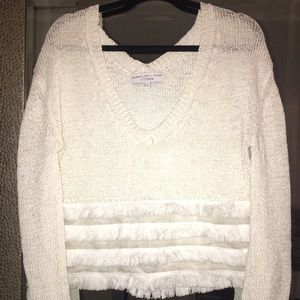 Derek Lam 10 Crosby ruffle sweater size L