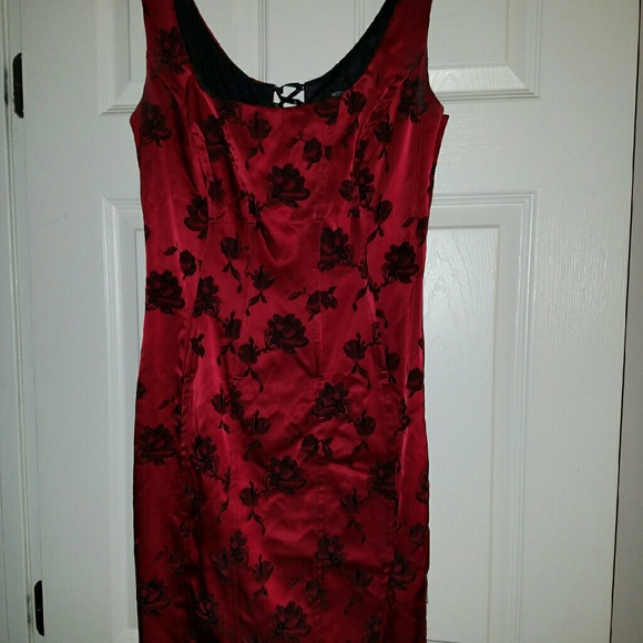 Moda International Red Cocktail Dress