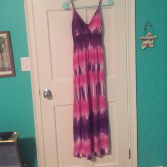 Tye dye maxi dress