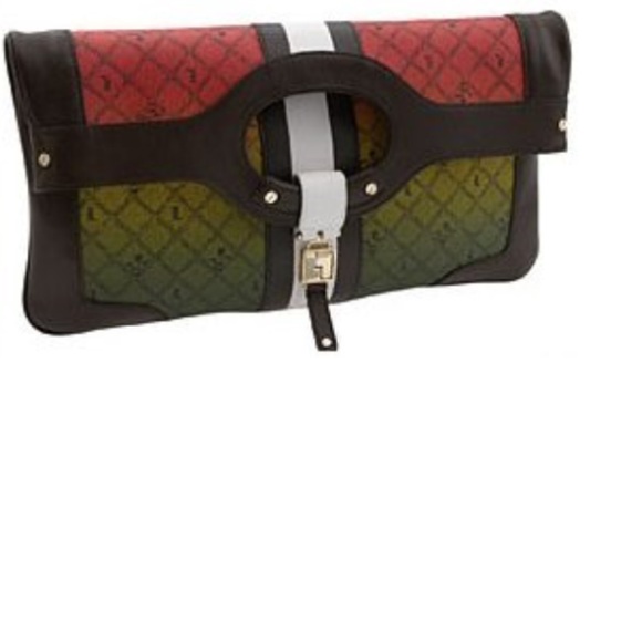 L.A.M.B.Rasta Carlisle convertible tote/clutch GUC - Picture 4 of 4