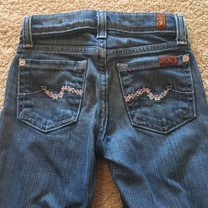 Girls sevens straight legs