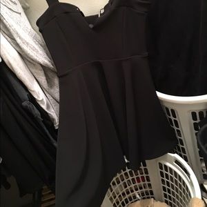Nastygal black skater dress
