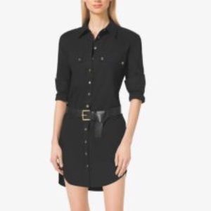 Michael kors shirt dress with belt