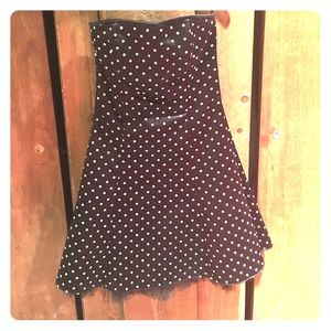 Jessica McClintock Polka Dot cocktail/prom Dress