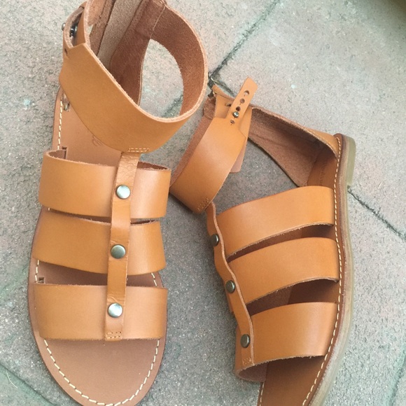 Madewell Rowan Gladiator Sandals 8.5