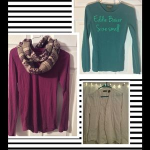 Three Eddie Bauer tops included🔹size small.