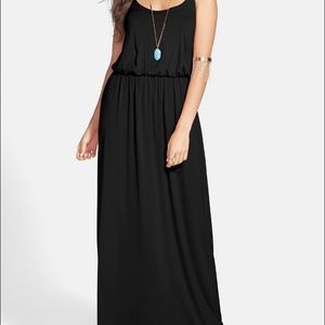 Black Lush Maxi Knit Dress