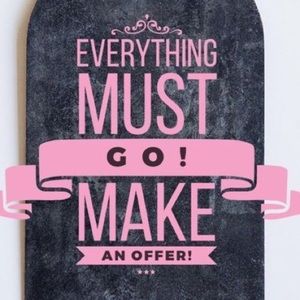 All reasonable offers will be considered!