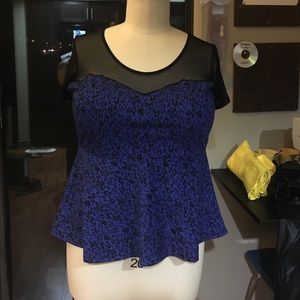 Torrid peplum top