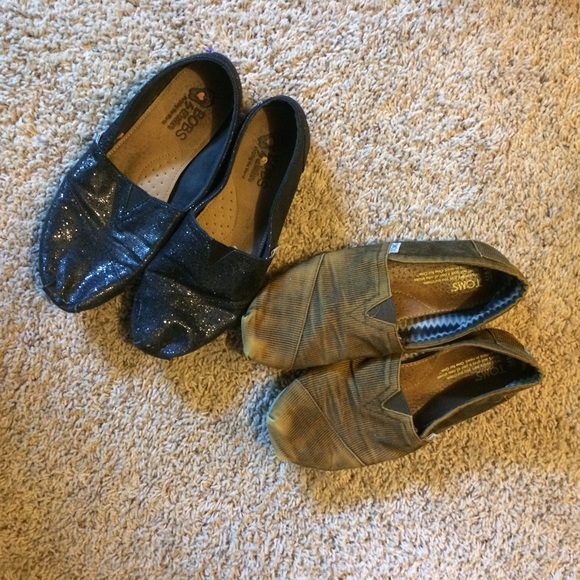 Flat shoes bundle toms and bobs