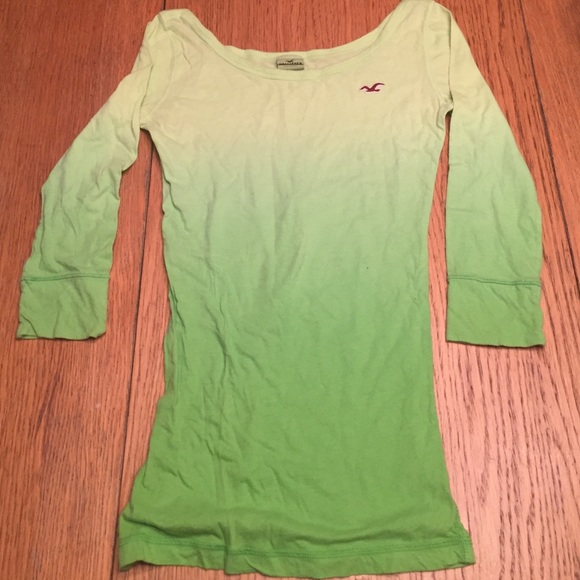 Hollister Tops - Hollister Green Ombré Shirt