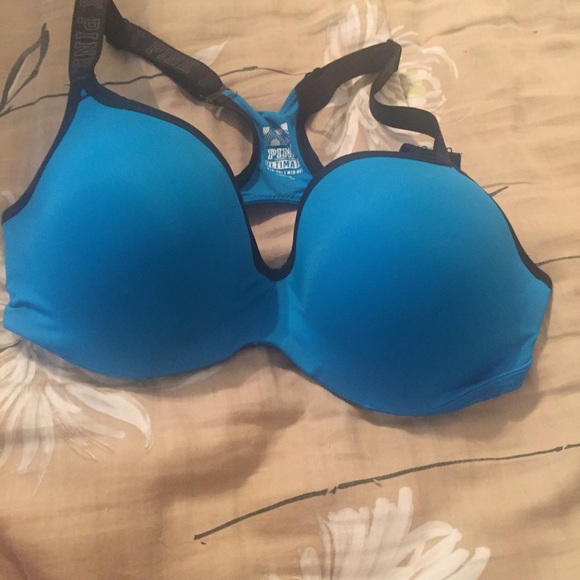 Vs pink racetrack bra M(D-DD)