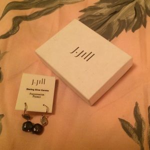 New sterling silver and freshwater pearl earrings