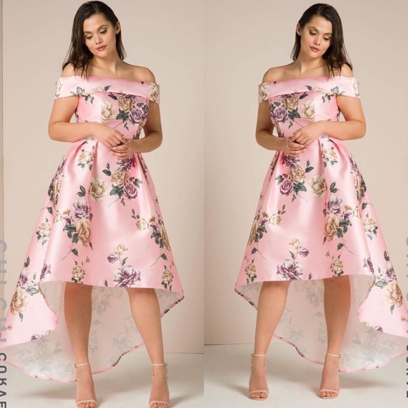 Dresses & Skirts - NWT Chi Chi London PINK FLORAL Cocktail