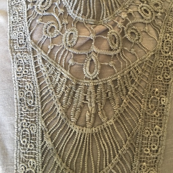 ✨Boho Embroidered Crochet Long Sleeved Top✨ - Picture 2 of 3