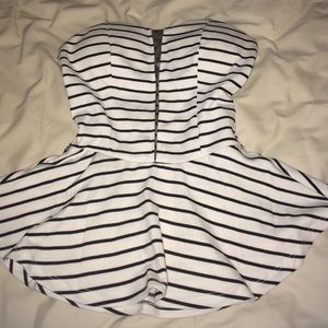 Plunge Peplum top