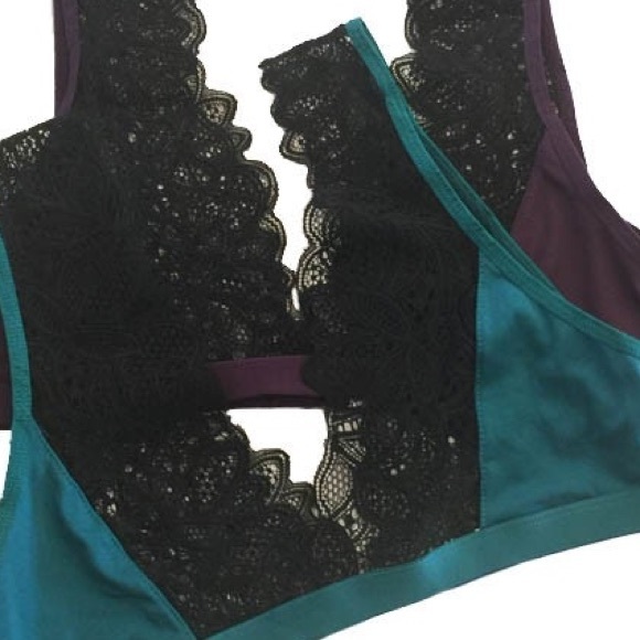 NWT Lace Trim Bralette - Picture 4 of 4