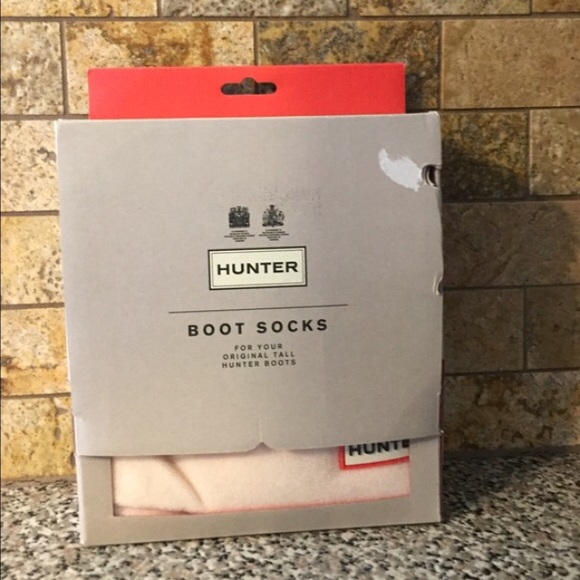 Cream Hunter Fleece Socks