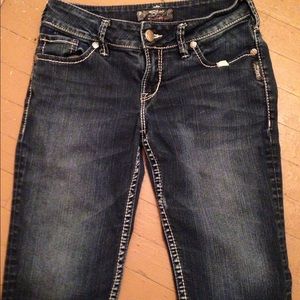 Silver capris size 7