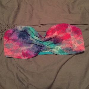 VS Pink Tie-dye Bandeau