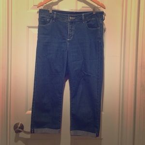 Not your daughters crop jeans with rhinestone S 12