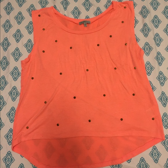 Orange top with gold studs 😍😍 - Picture 1 of 2