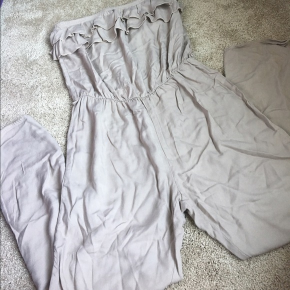 Tan jumpsuit