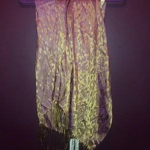 Gorgeous satin leopard print Turkish scarf