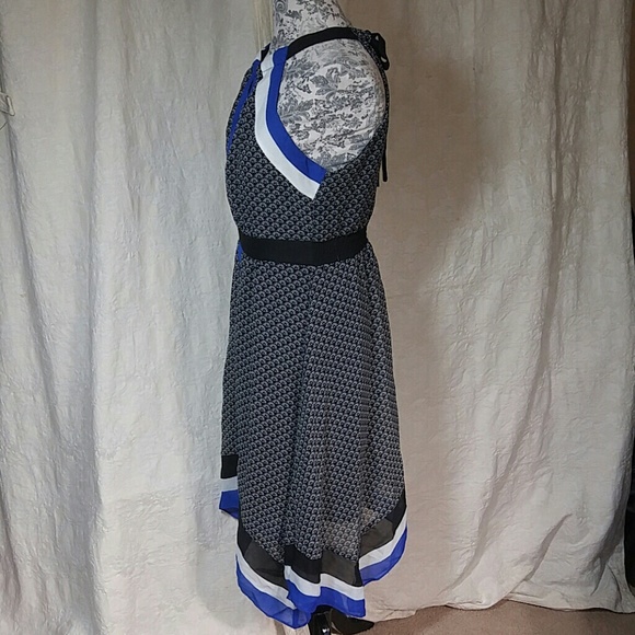 Ice Black Blue & White Dress - Picture 3 of 4