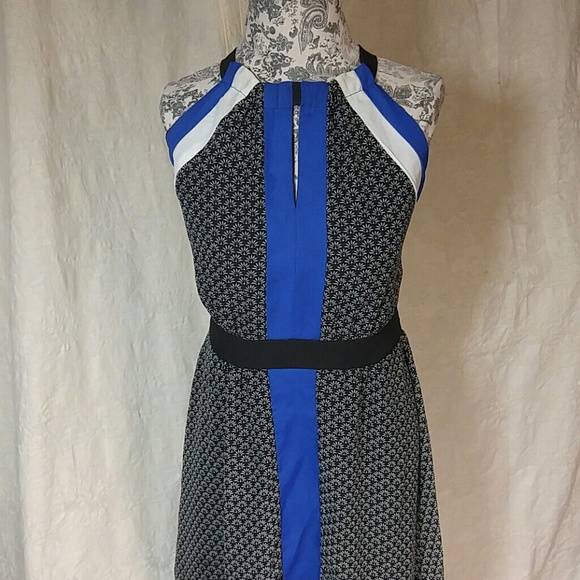 Ice Black Blue & White Dress - Picture 4 of 4