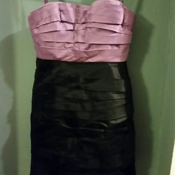 BCBG Max Azria Bodycon strapless satin dress