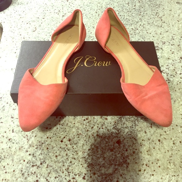 J. Crew Shoes - Jcrew suede d'orsay flats