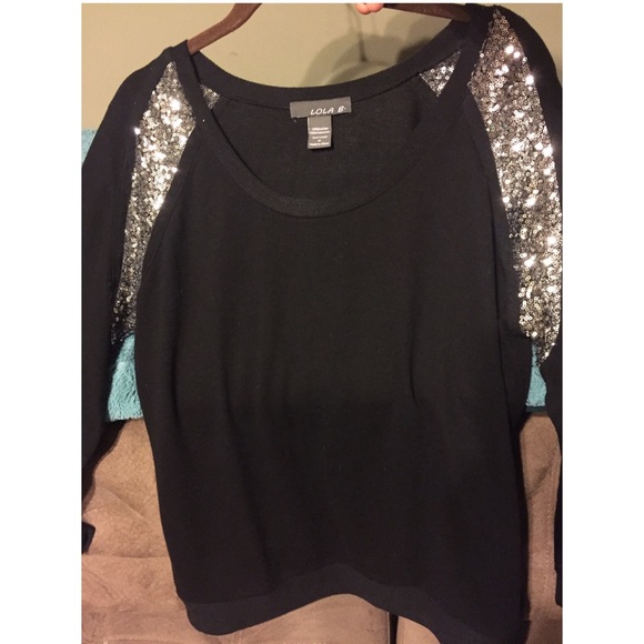 Lola B Sequined Top