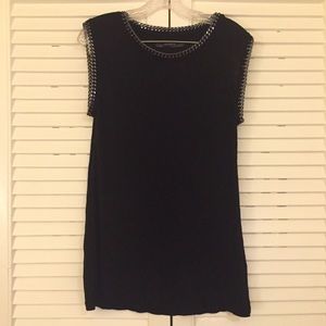 allsaints shirt w/ chain