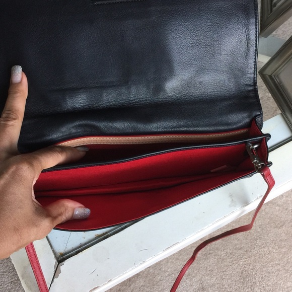 Ellen Tracy calf hair clutch - Picture 3 of 4