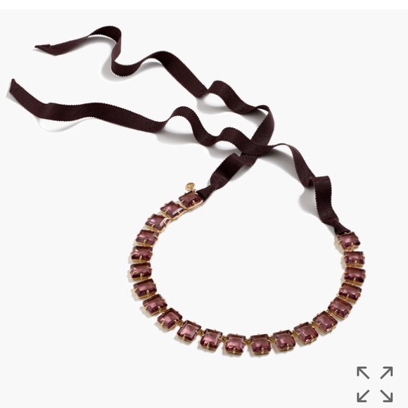 J. Crew  crystal necklace - Picture 1 of 16