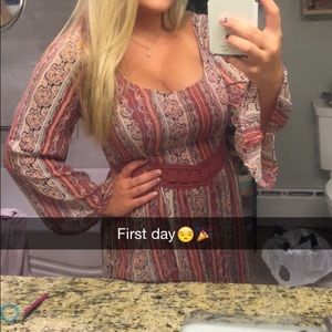 Beautiful boho Hollister dress