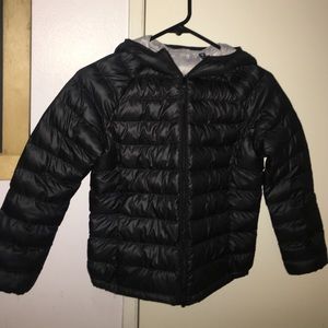 kids puffer hooded jacket