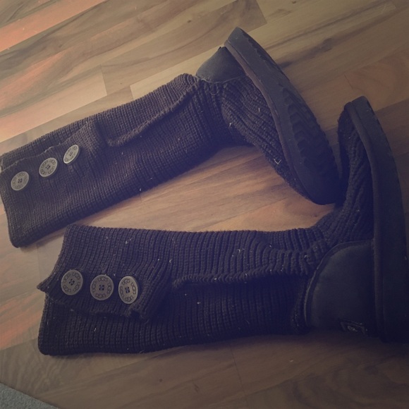 Cardy knee high brown ugg boots lightly worn