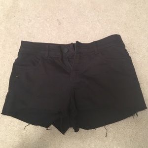 Black shorts