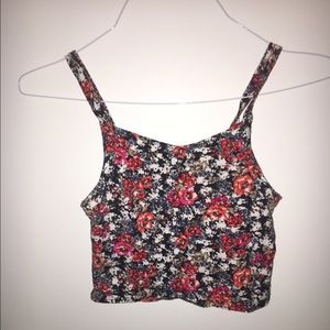 Floral crop top