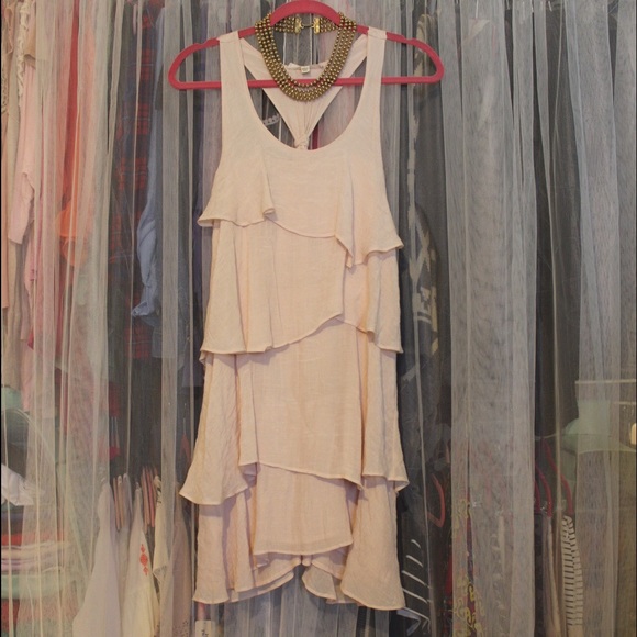 Asymmetrical multi layer dress