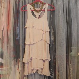 Asymmetrical multi layer dress